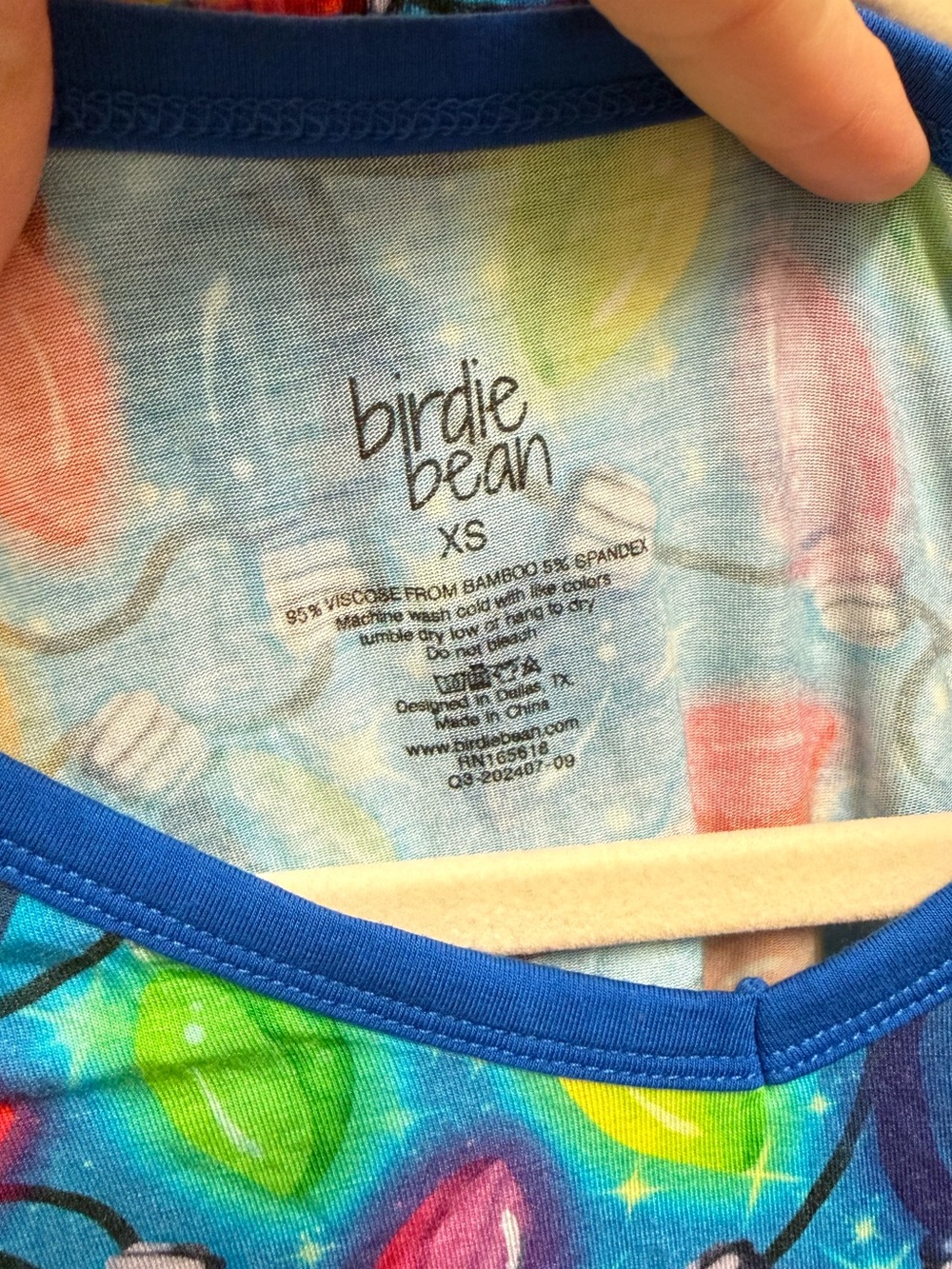 Birdie Bean Neon String Light Pajama Set - Picture 3 of 14